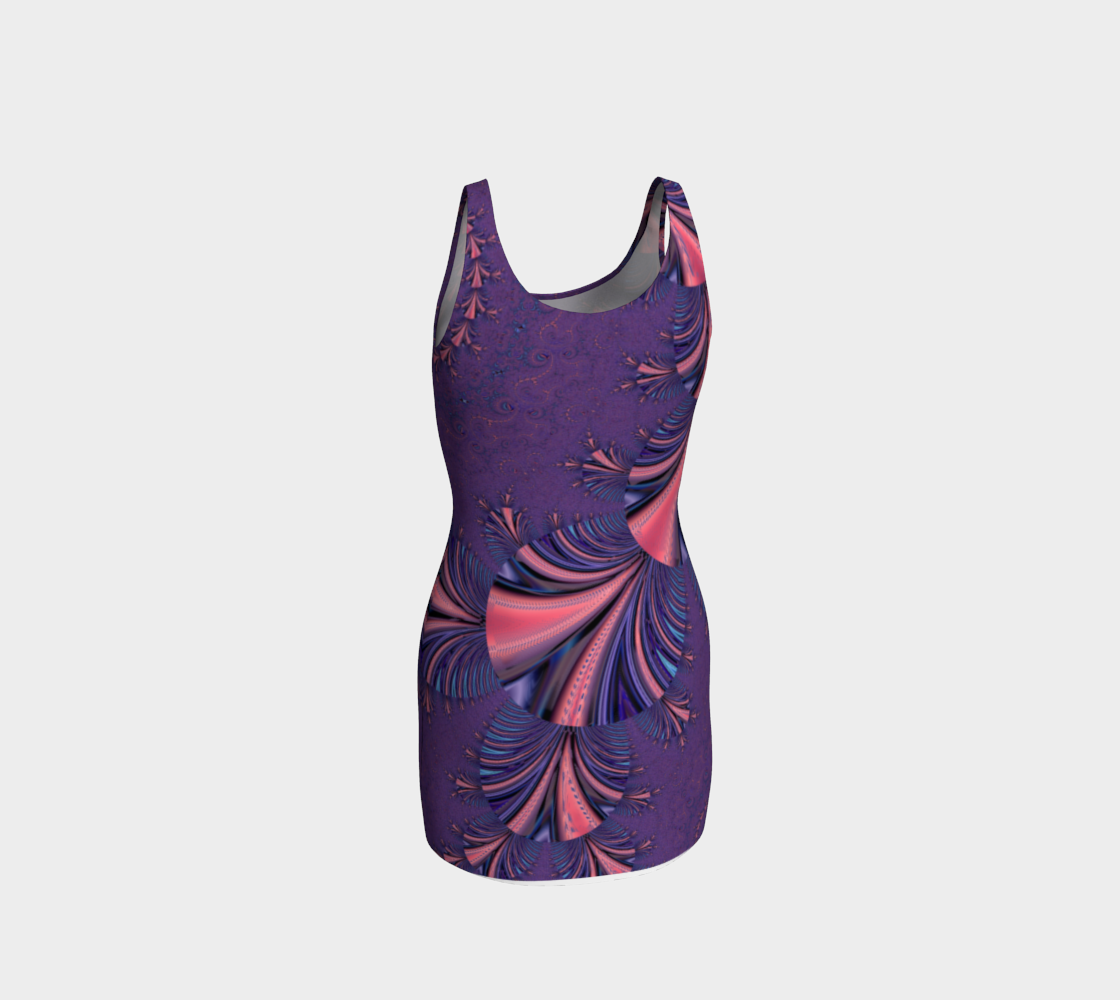 Purple Floral Flourish Stylish Design preview #3