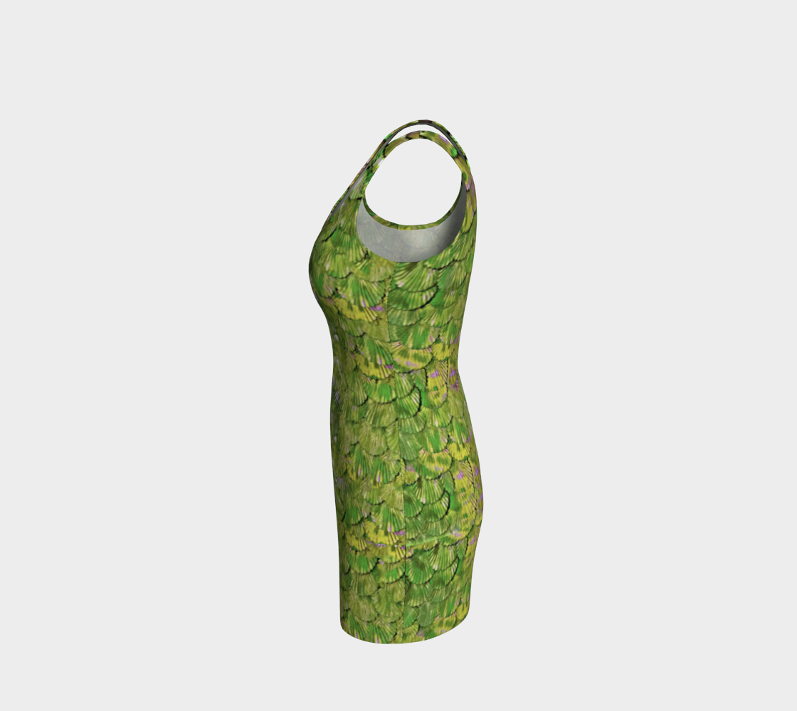 Citrus Mermaid Wiggle Dress preview #2