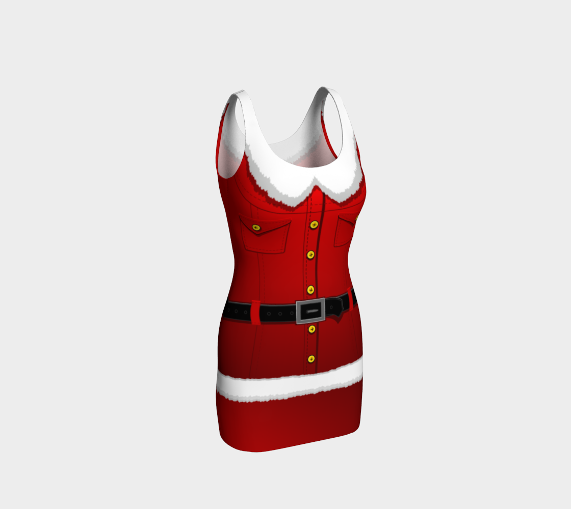 Cute Mrs. Clause Dresses Christmas Costume Dress preview