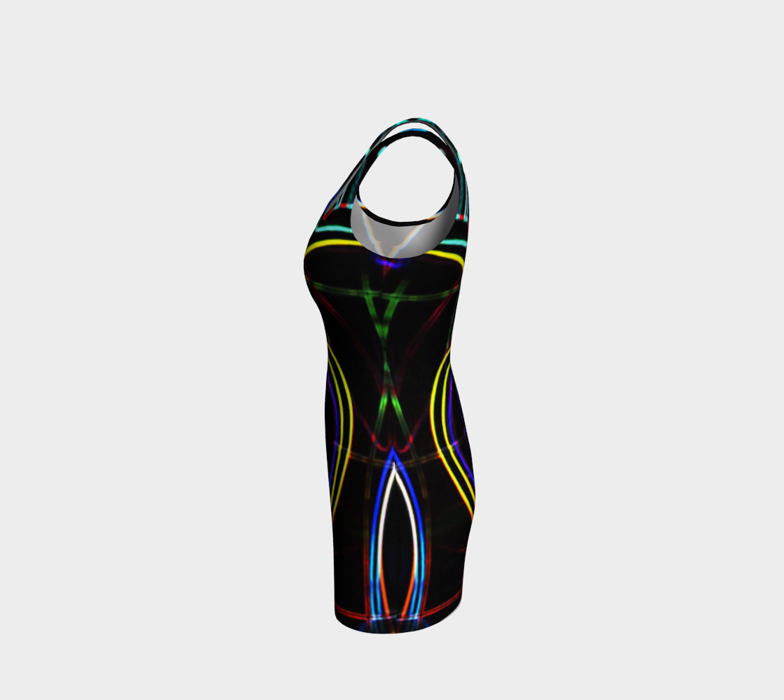 Graffiti 10 Bodycon Dress preview #2