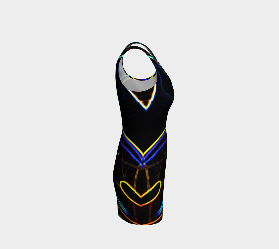 Graffiti 10 Bodycon Dress preview #4