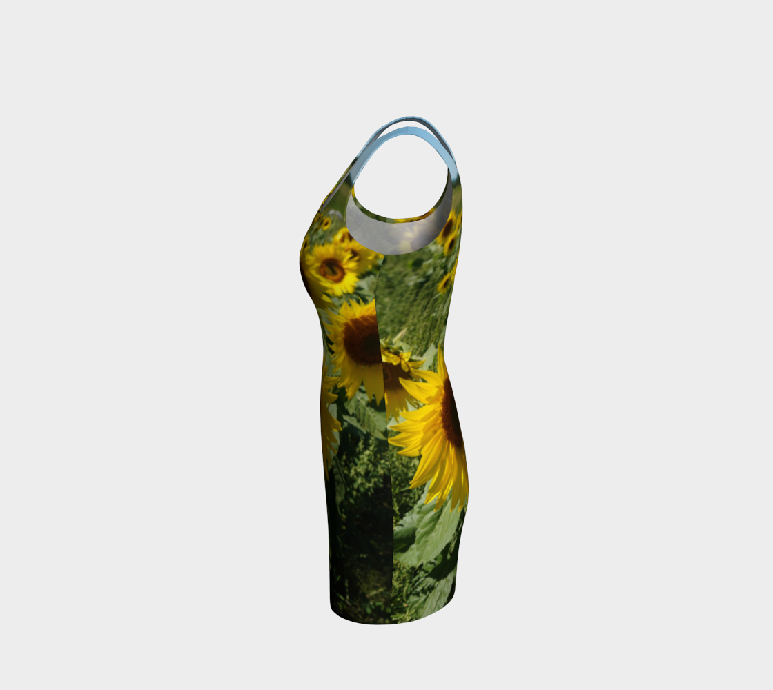 Large Sunflower Wiggle Dress preview #2
