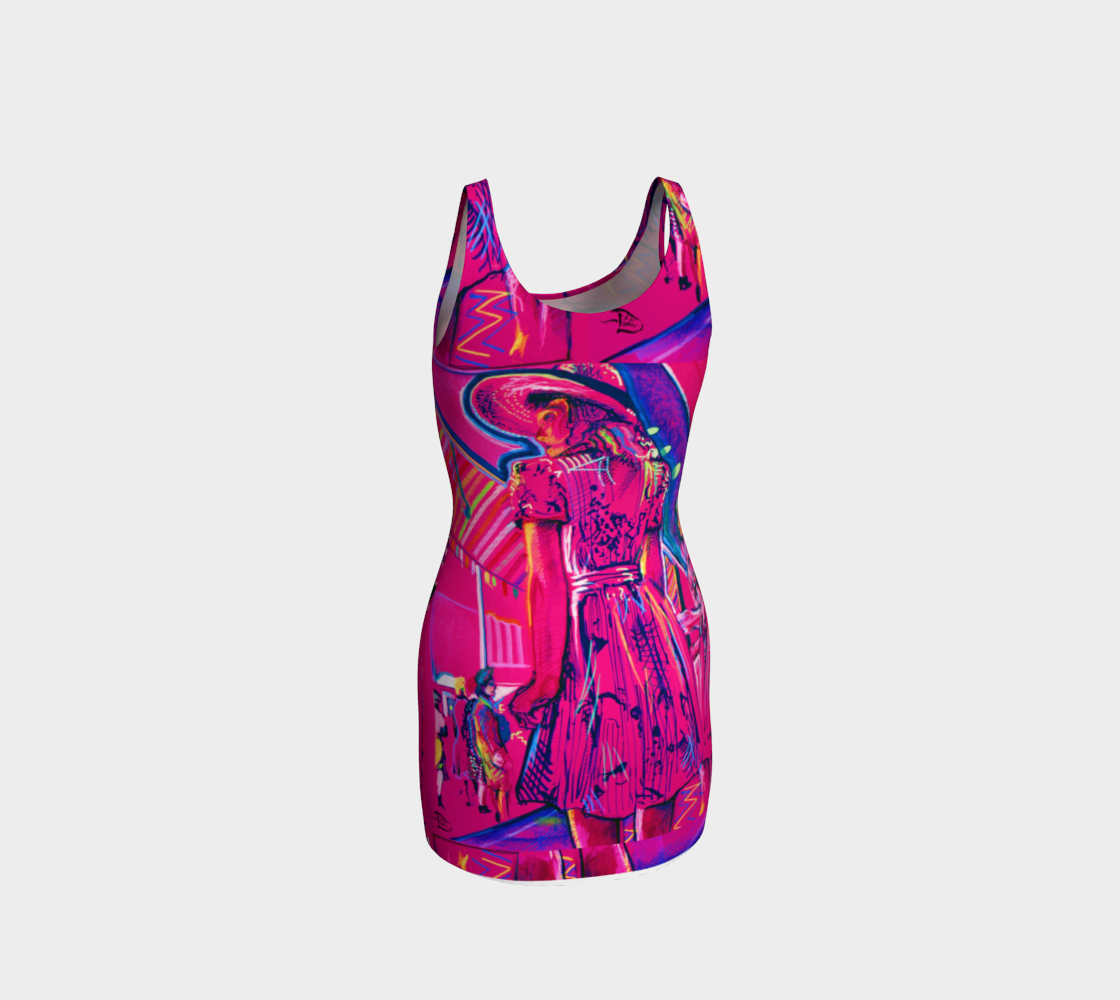 Reverse-Window Shopping Live Mannequin Dress preview #3