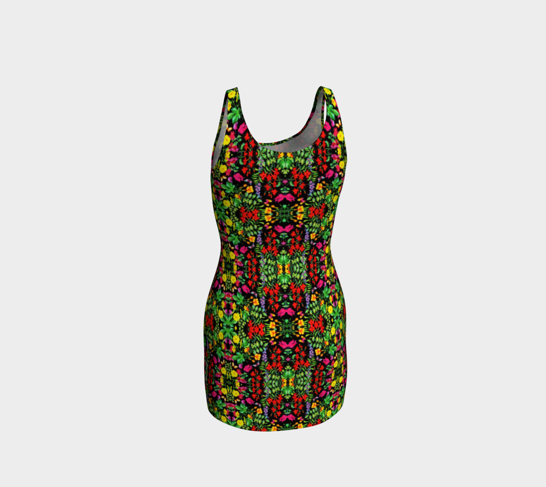 tropicflowersDress preview #3