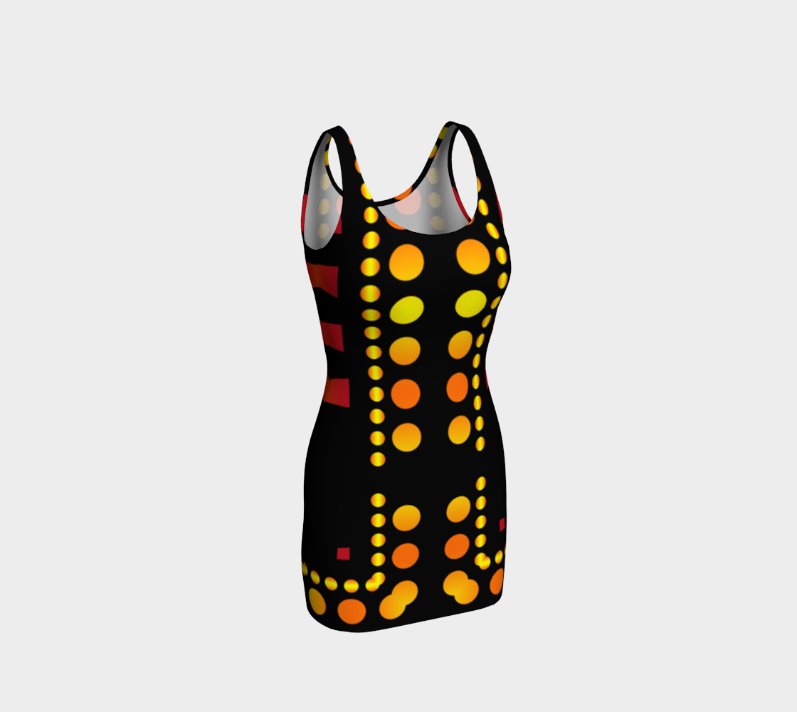DTM Sun Button Bodycon Dress preview #1
