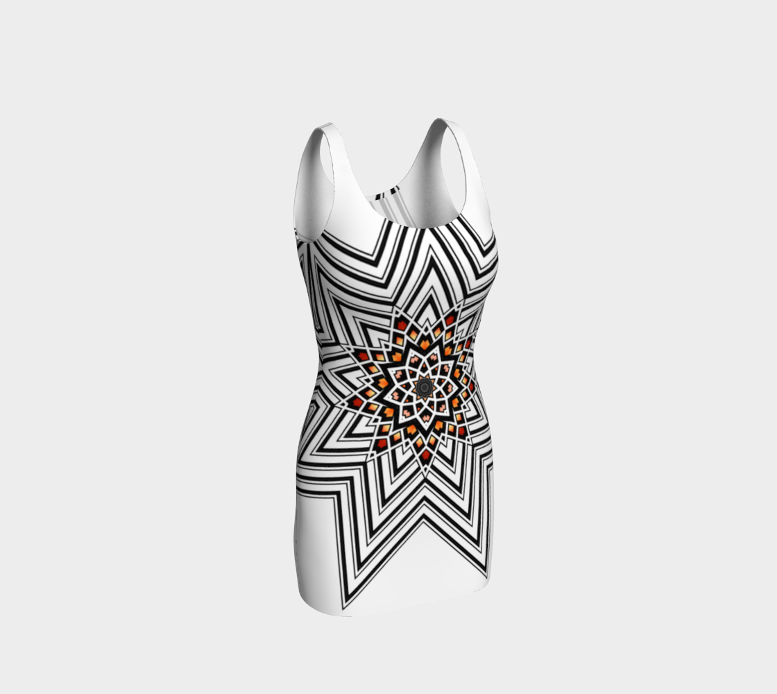 9 Pointed Star Bodycon Dress preview