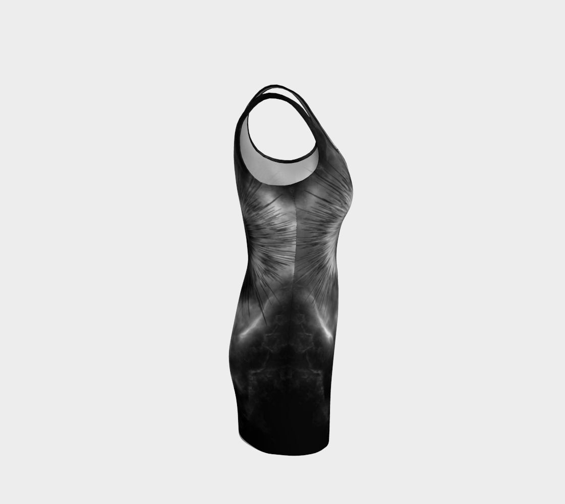 A-Synchronous Ethereal Clouds Bodycon Dress preview #4