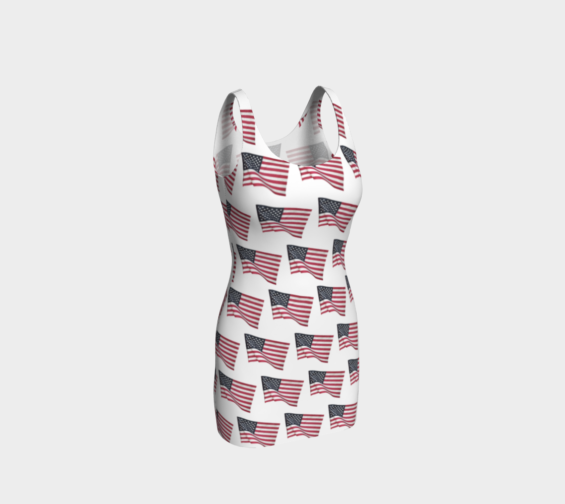 Flapping American Flags preview