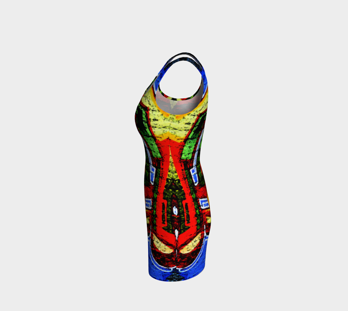 Graffiti 17 Bodycon Dress preview #2