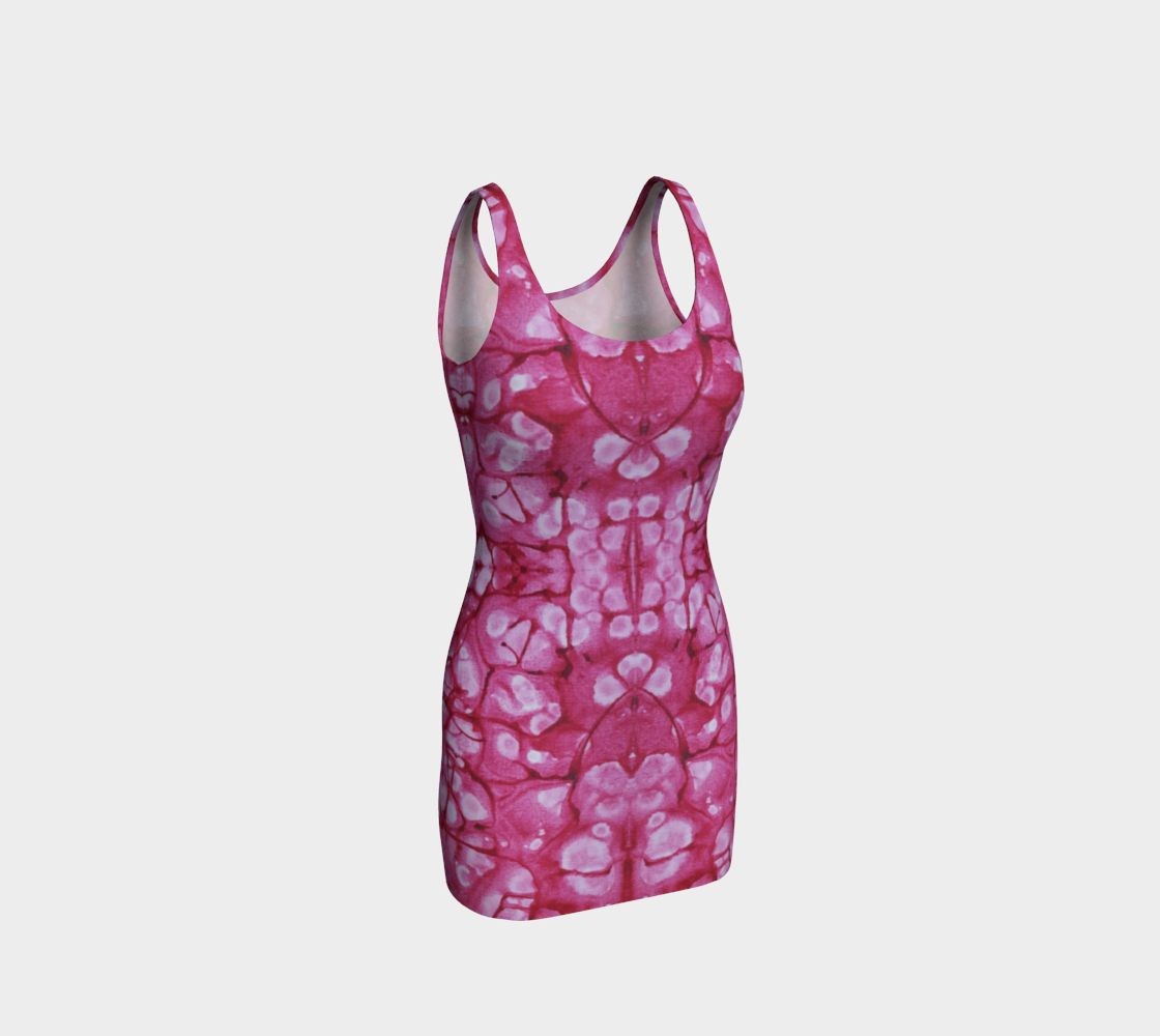 Pink Cobblestone Bodycon Dress preview