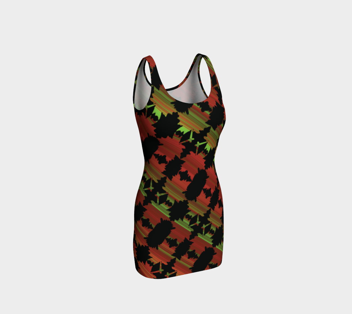 Maple Leaf Bodycon Dress preview