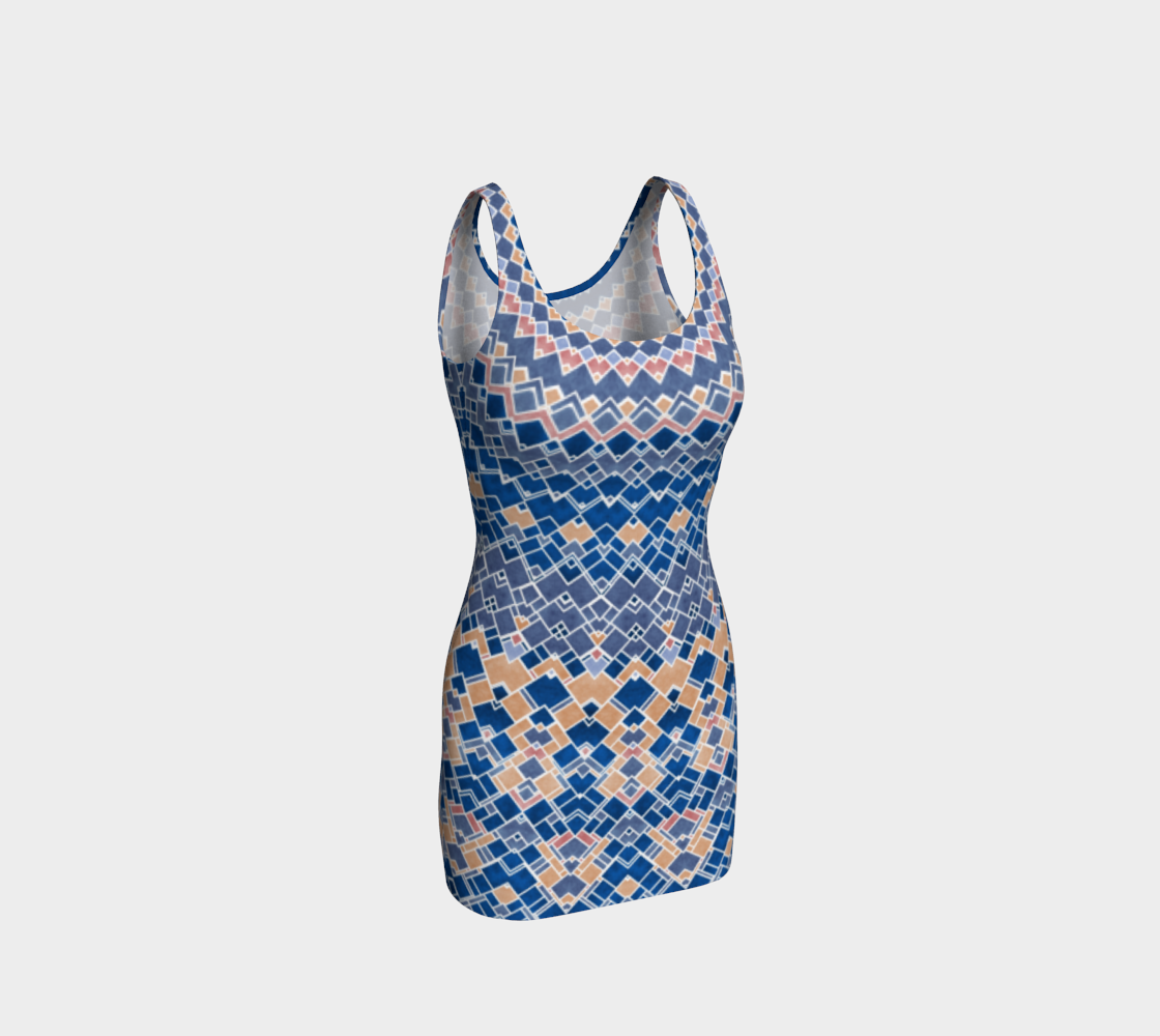 Retro Vintage Mondrian Mandala preview #1