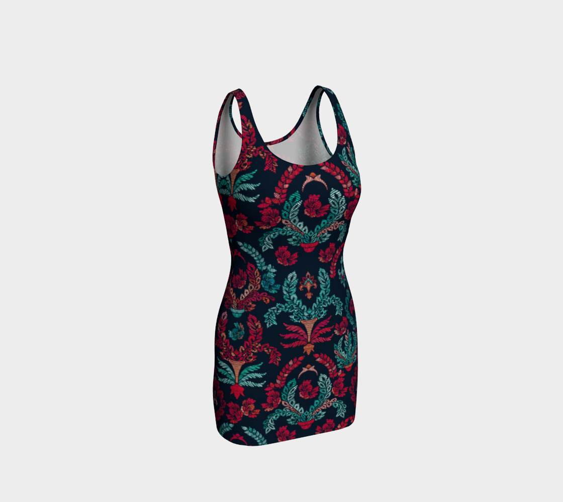 Damask Bodycon Dress preview