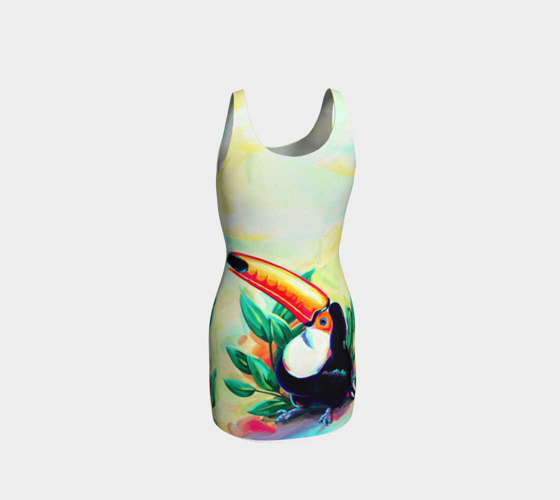 Toucan Bodycon Dress  preview #3