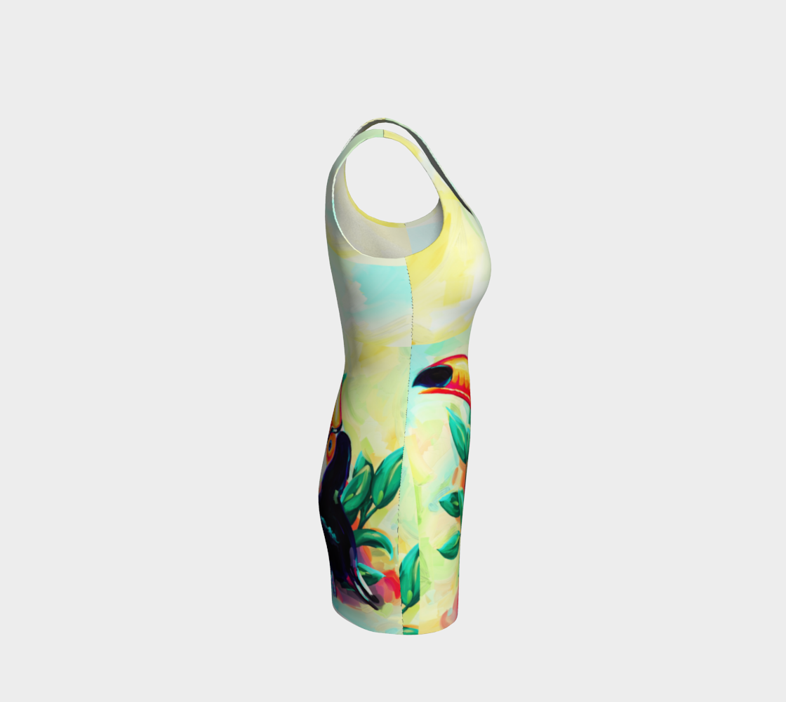 Toucan Bodycon Dress preview #4