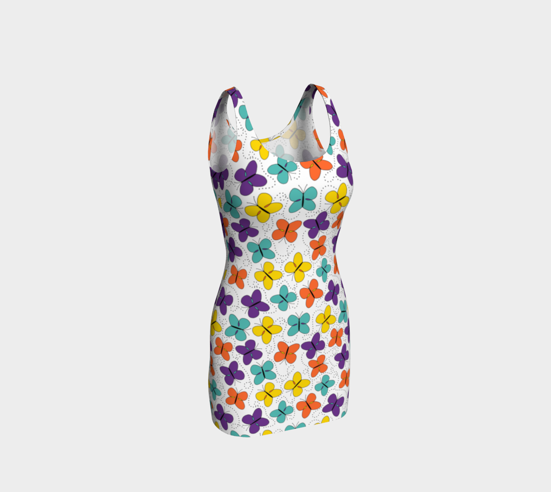 Flutterby Fitted Dress preview