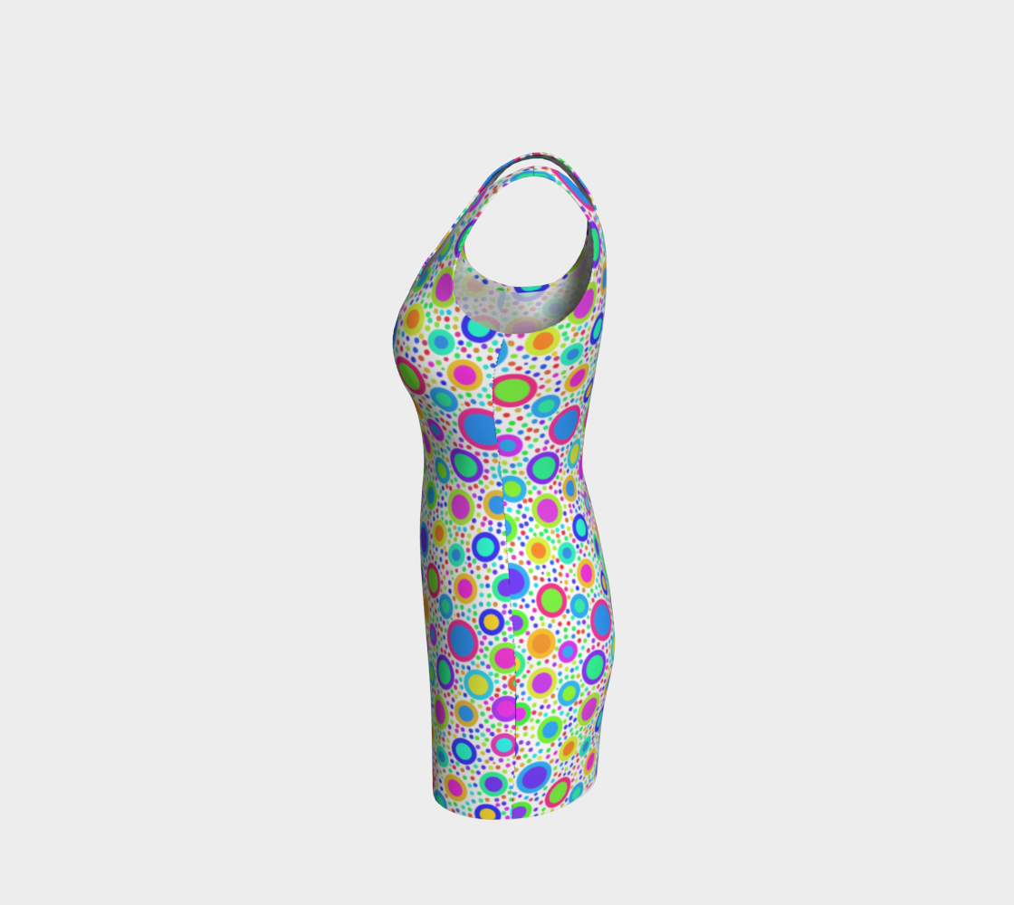 Crazy Dots Fitted Dress preview #2