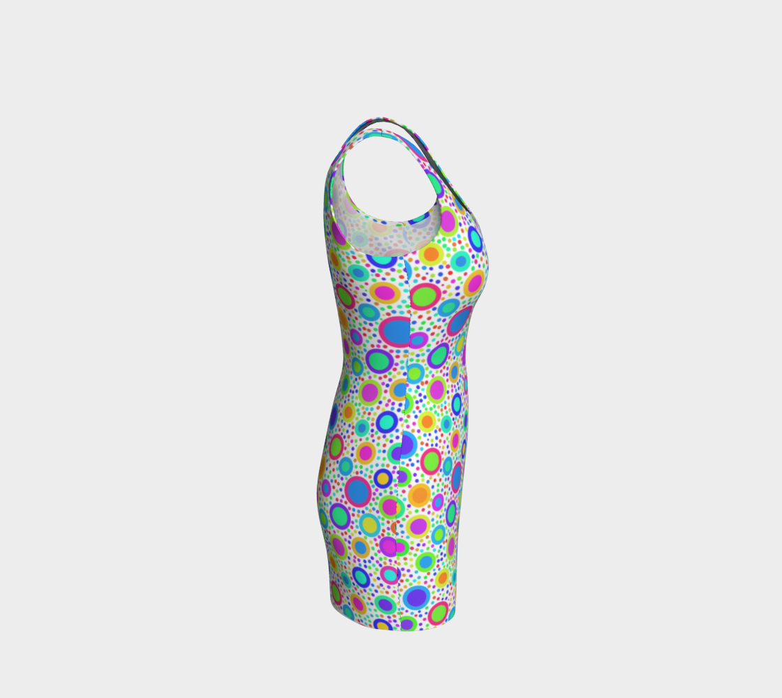 Crazy Dots Fitted Dress preview #4