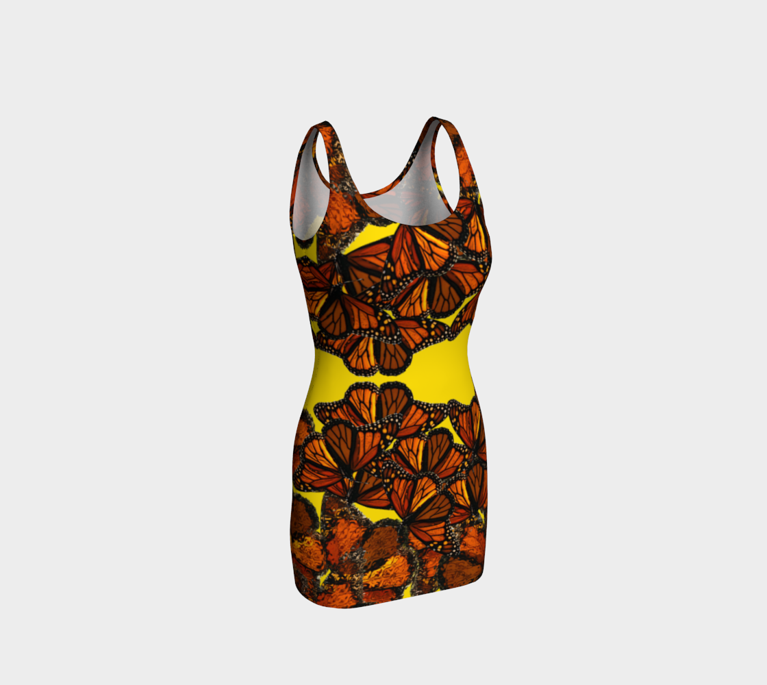 Monarch Flurry Bodycon Dress preview #1