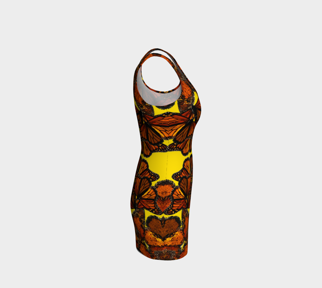 Monarch Flurry Bodycon Dress preview #4