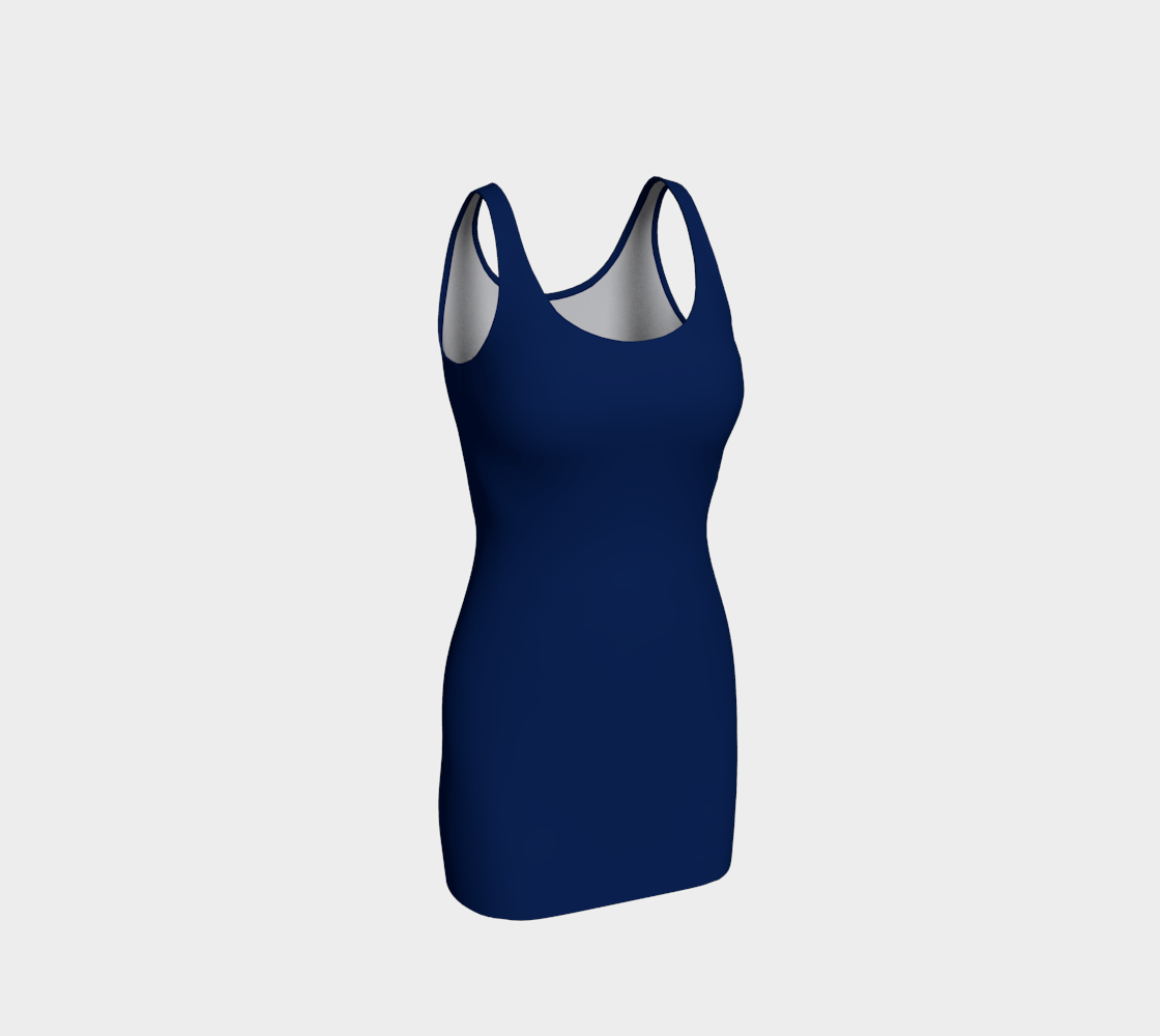 Morning Glory Blue  Bodycon Dress preview