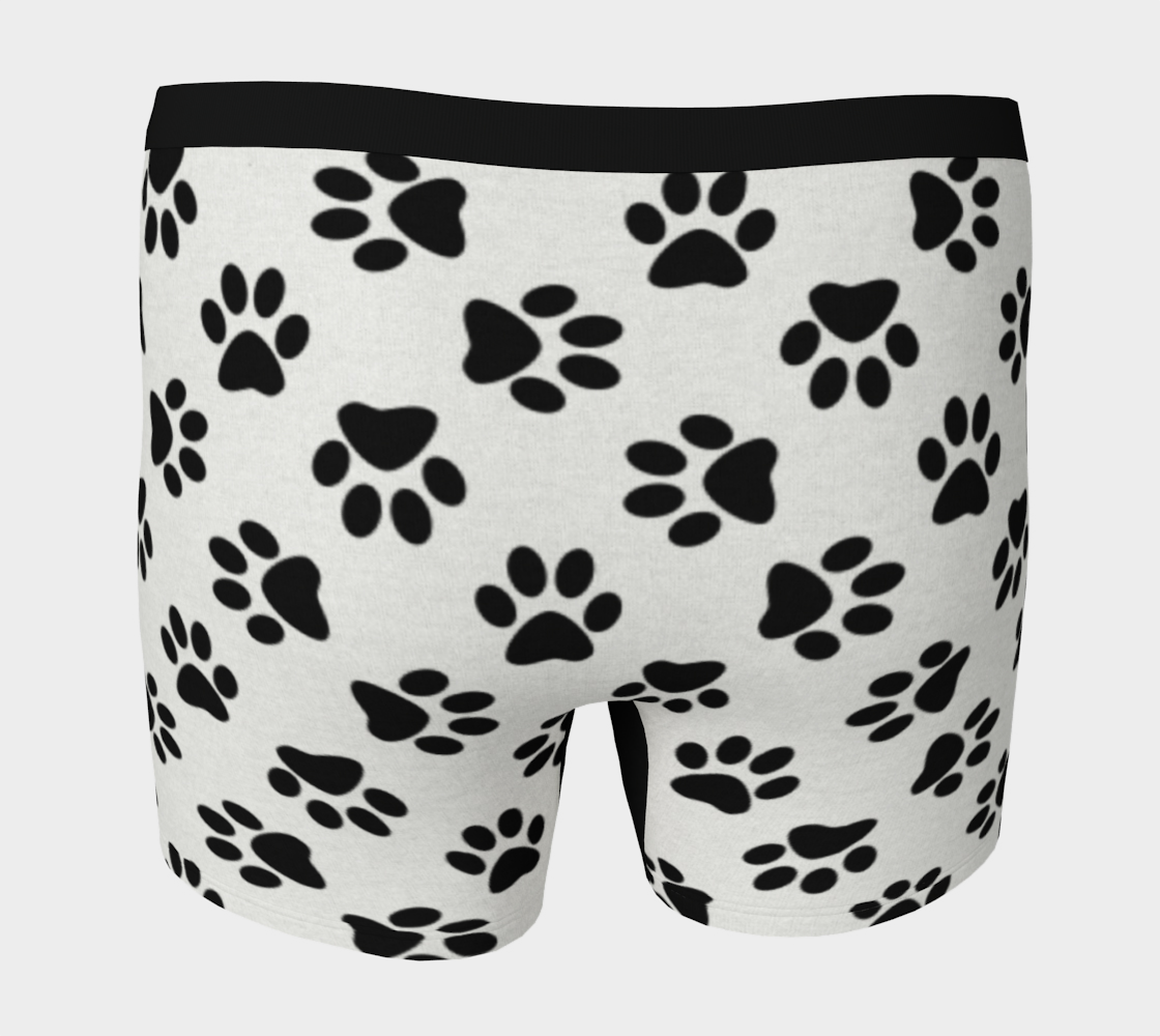 Dog Paw Print Pattern Boxer Breifs For Dog Lovers preview #4