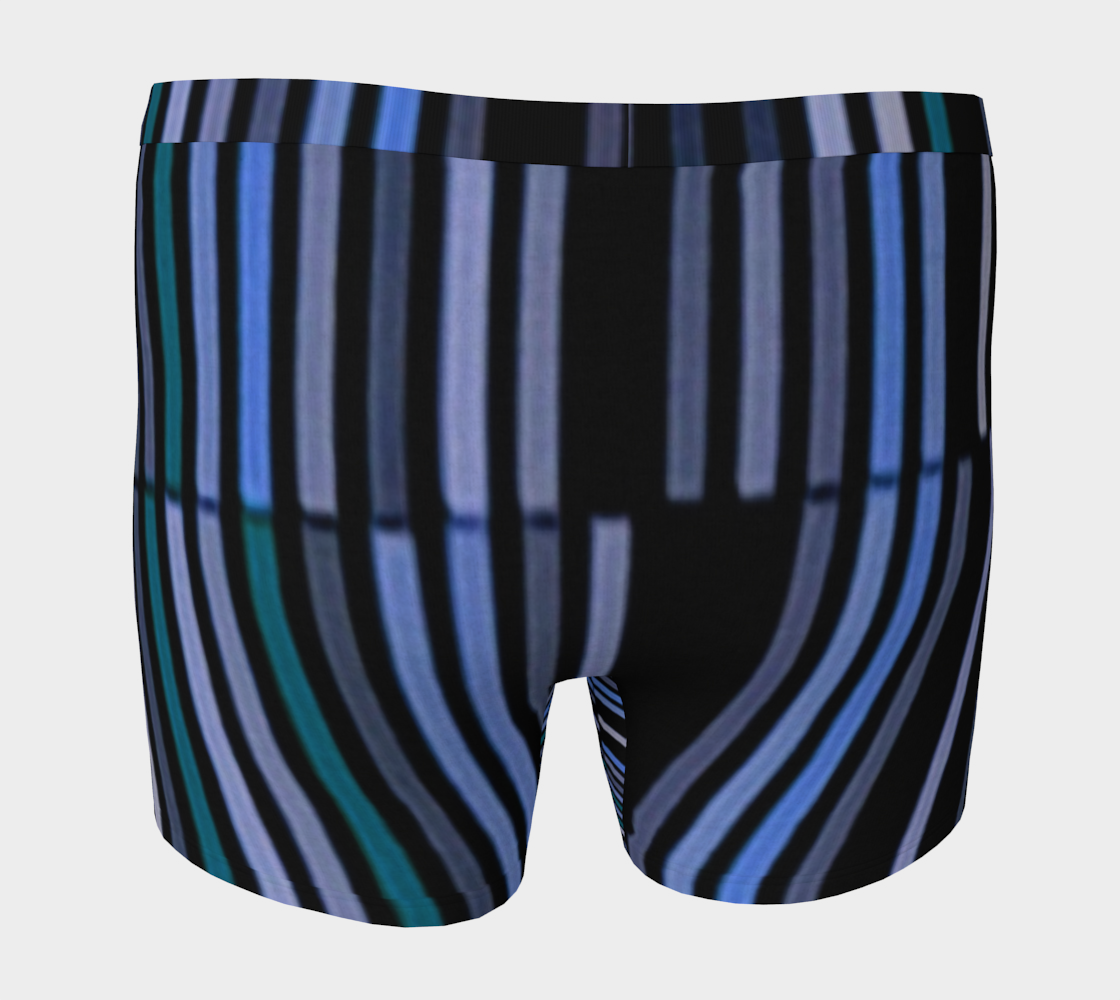 Shades of Blue Gray Modern Striped Pattern preview #4