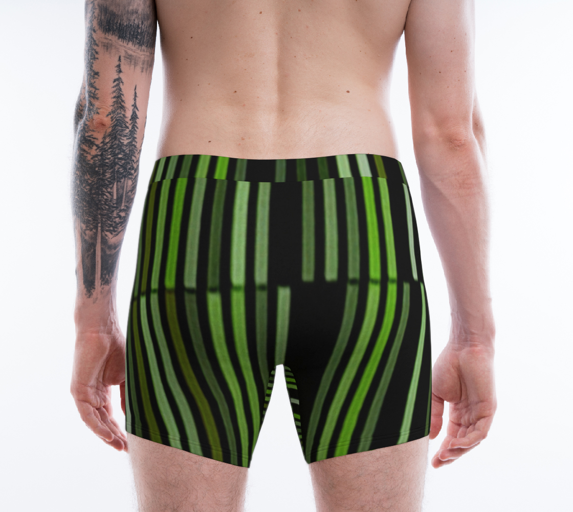 Shades of Green Black Modern Striped Pattern preview #2
