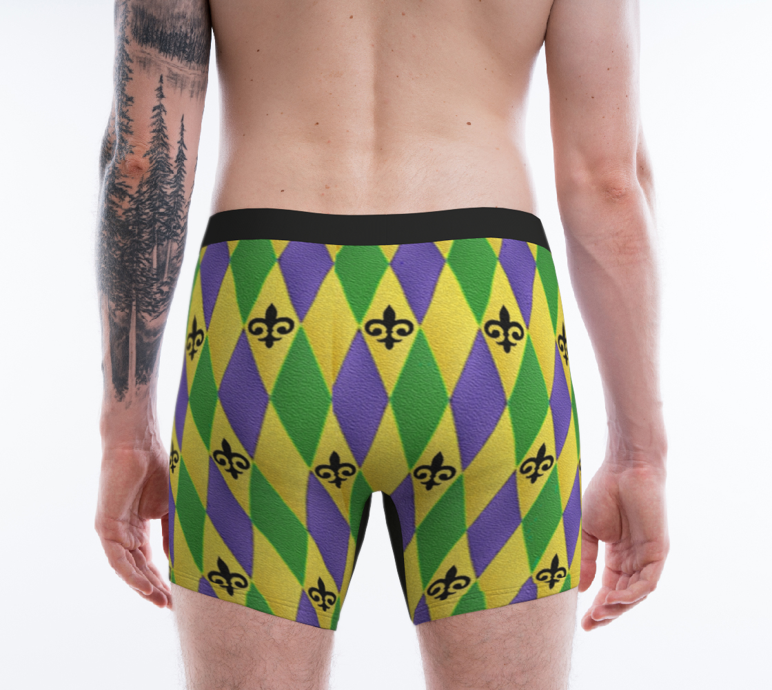 Mardi Gras Harlequin Fleur de lis preview #2