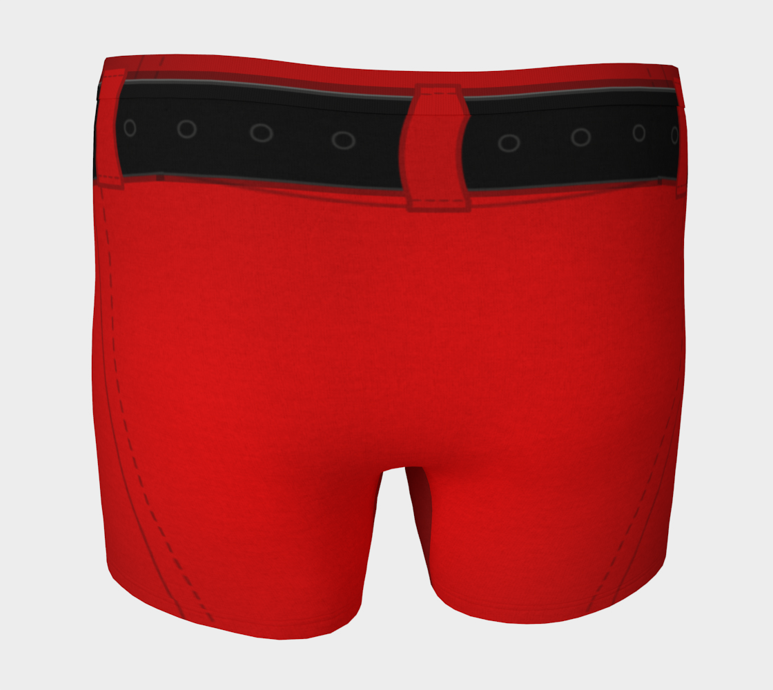 Aperçu de Funny Santa Underwear Christmas Boxer Briefs #4