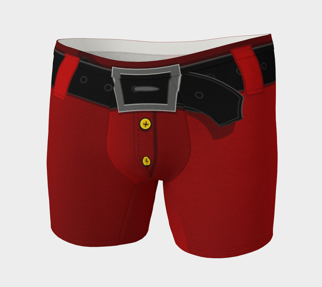 Aperçu de Funny Santa Underwear Christmas Boxer Briefs #3