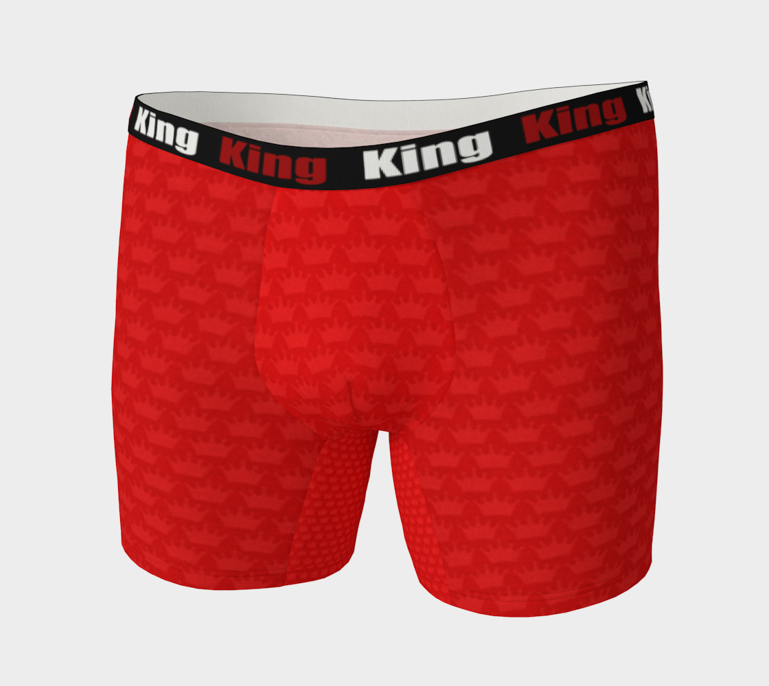 Men's Boxer Briefs Red Crown preview