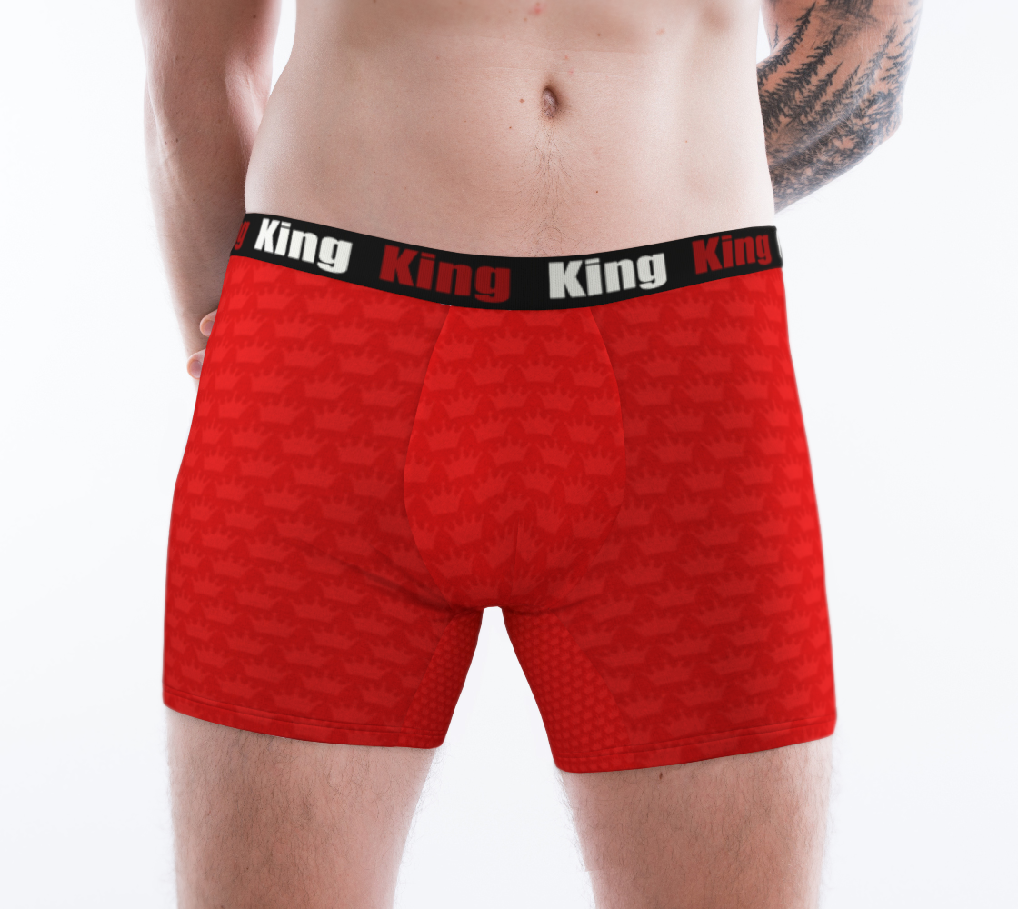 Men's Boxer Briefs Red Crown preview #1