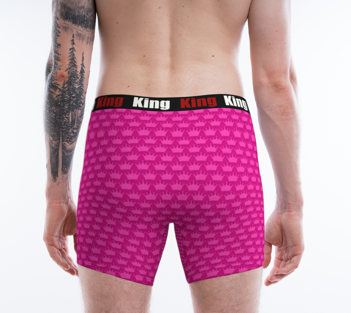 Men's Boxer Briefs Pink Crown - I Like It KingSize preview #2