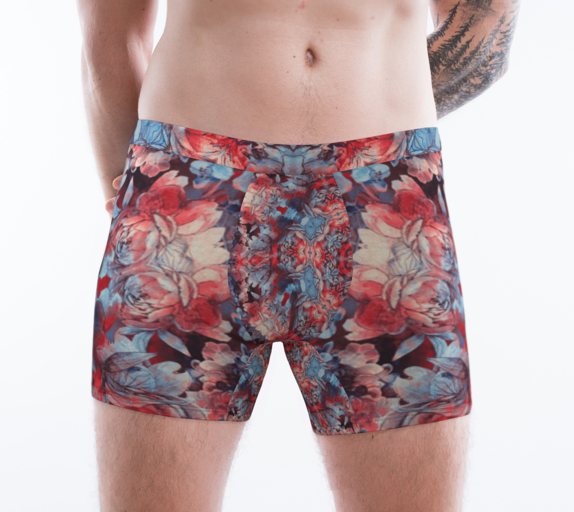 Aperçu de red and blue art #boxerbriefs #1