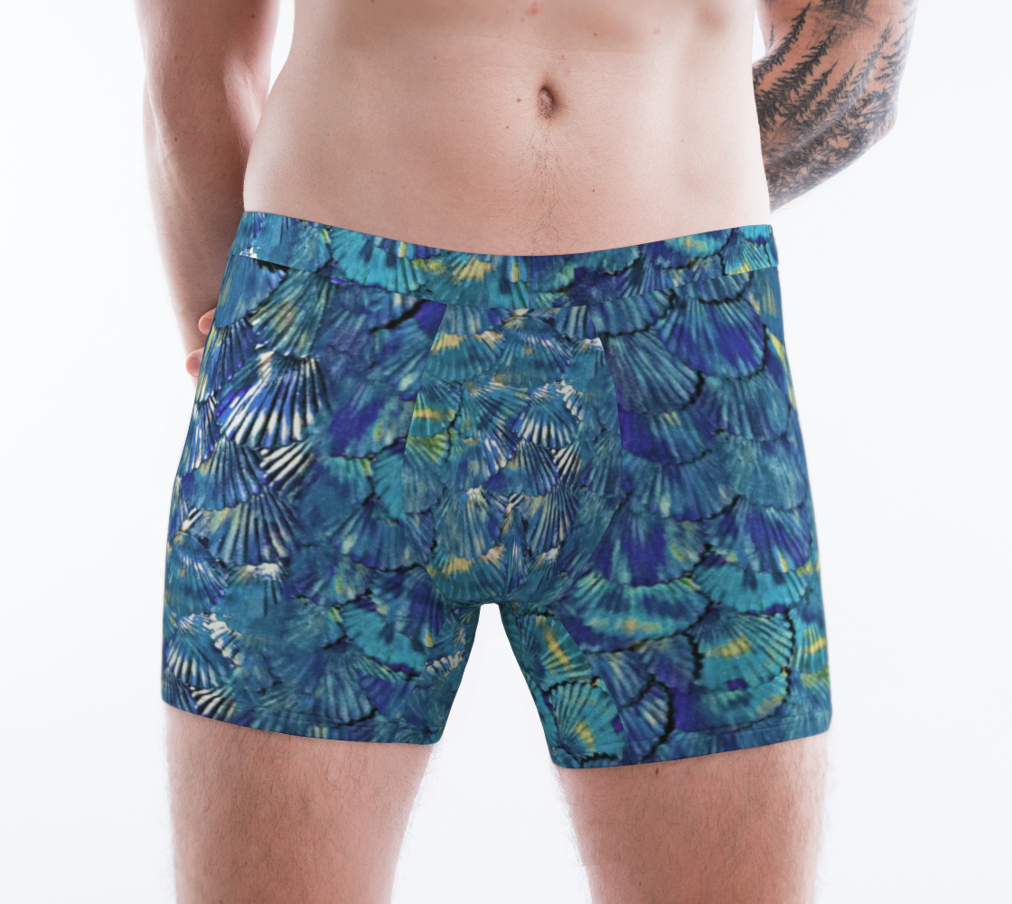 Blue Merman Scale Boxer-Briefs preview #1