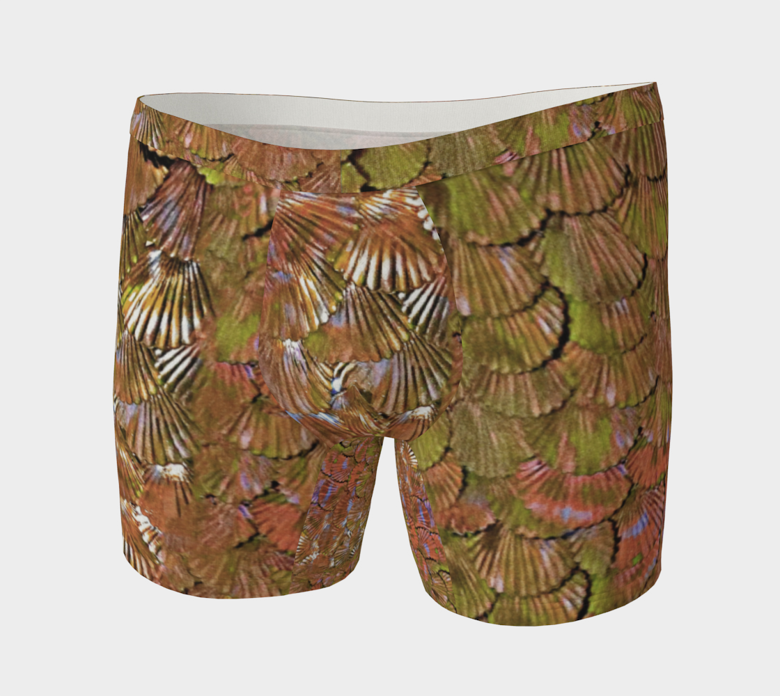 Rose Gold Merman Scale Boxer Briefs preview