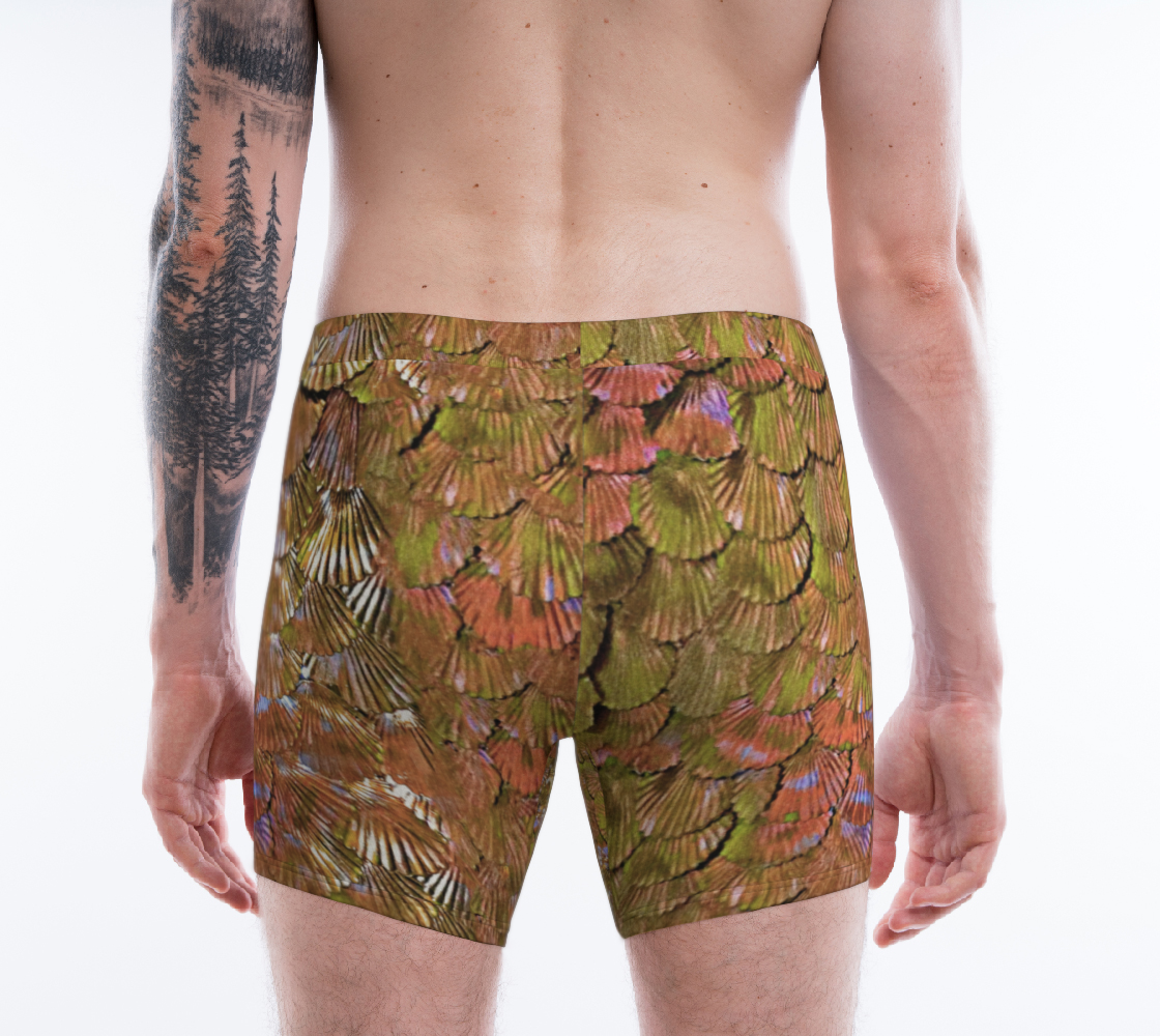 Rose Gold Merman Scale Boxer Briefs preview #2