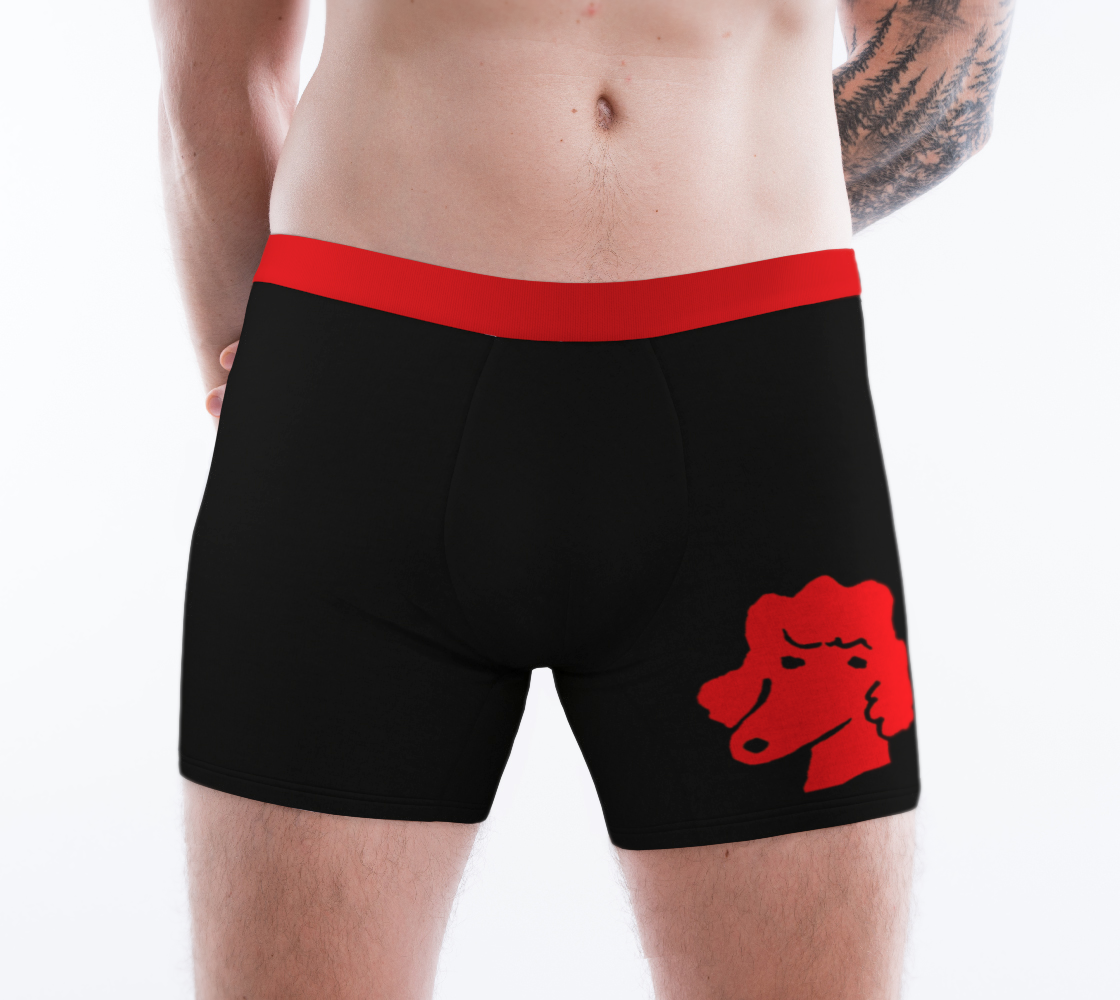 Poodle Briefs for men red poodle preview #1