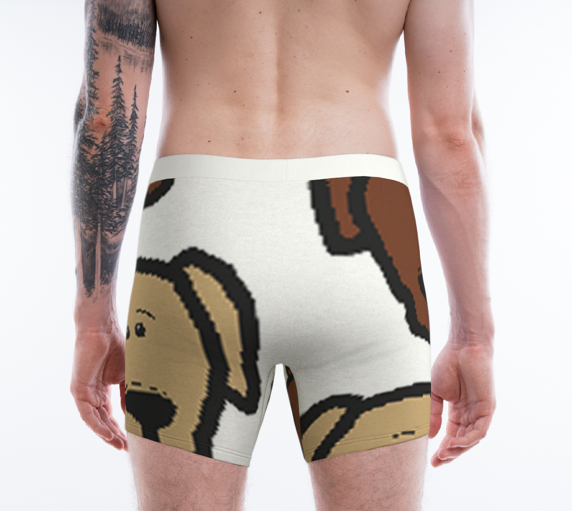 Labrador Retriever all 3 colors cartoon heads boxer briefs underweat preview #2