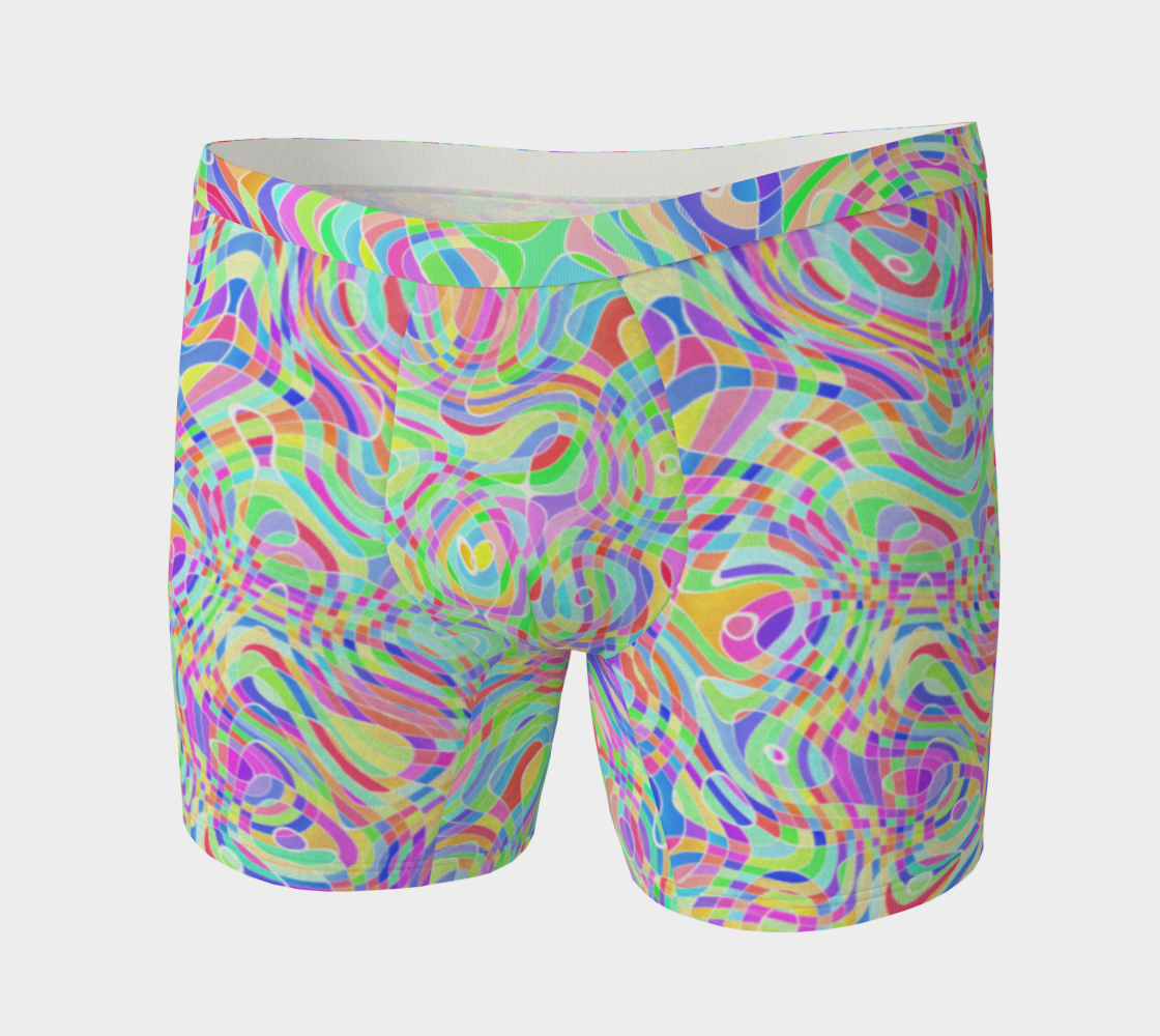 Colorful Swirly Trippy Rainbow Ripples preview #3