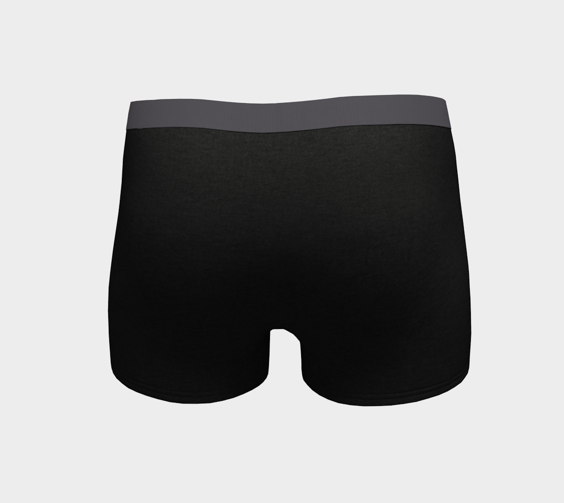 Sitting Raven Black grey boy short preview #4