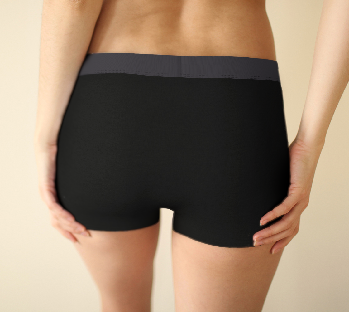 Sitting Raven Black grey boy short preview #2