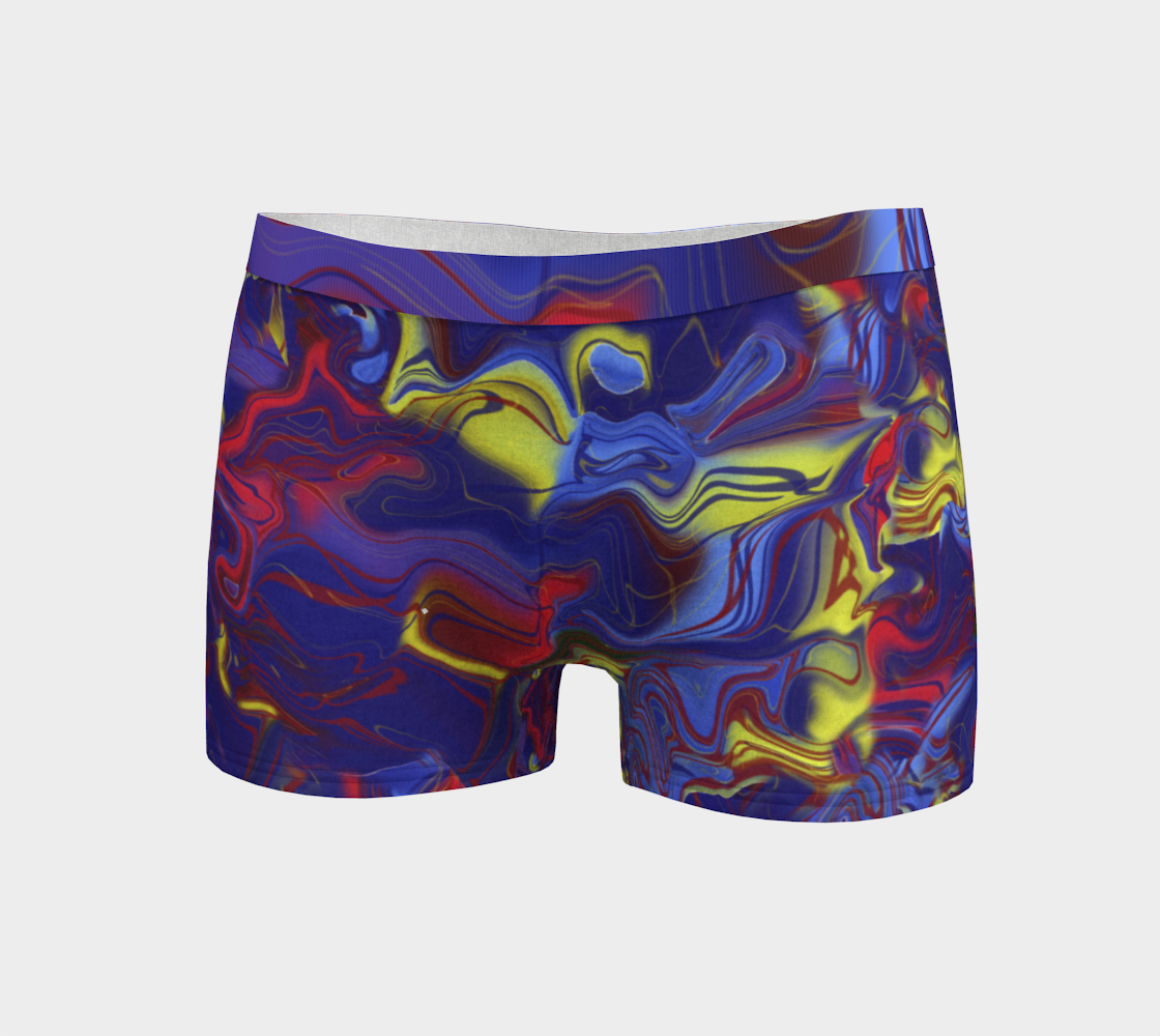 Lights On Abstract Mini Shorts preview