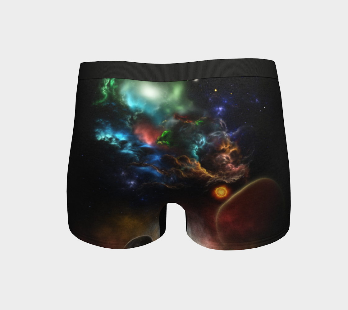 Beyond Space & Time Fractal Art II Spacescape Boyshorts preview #4