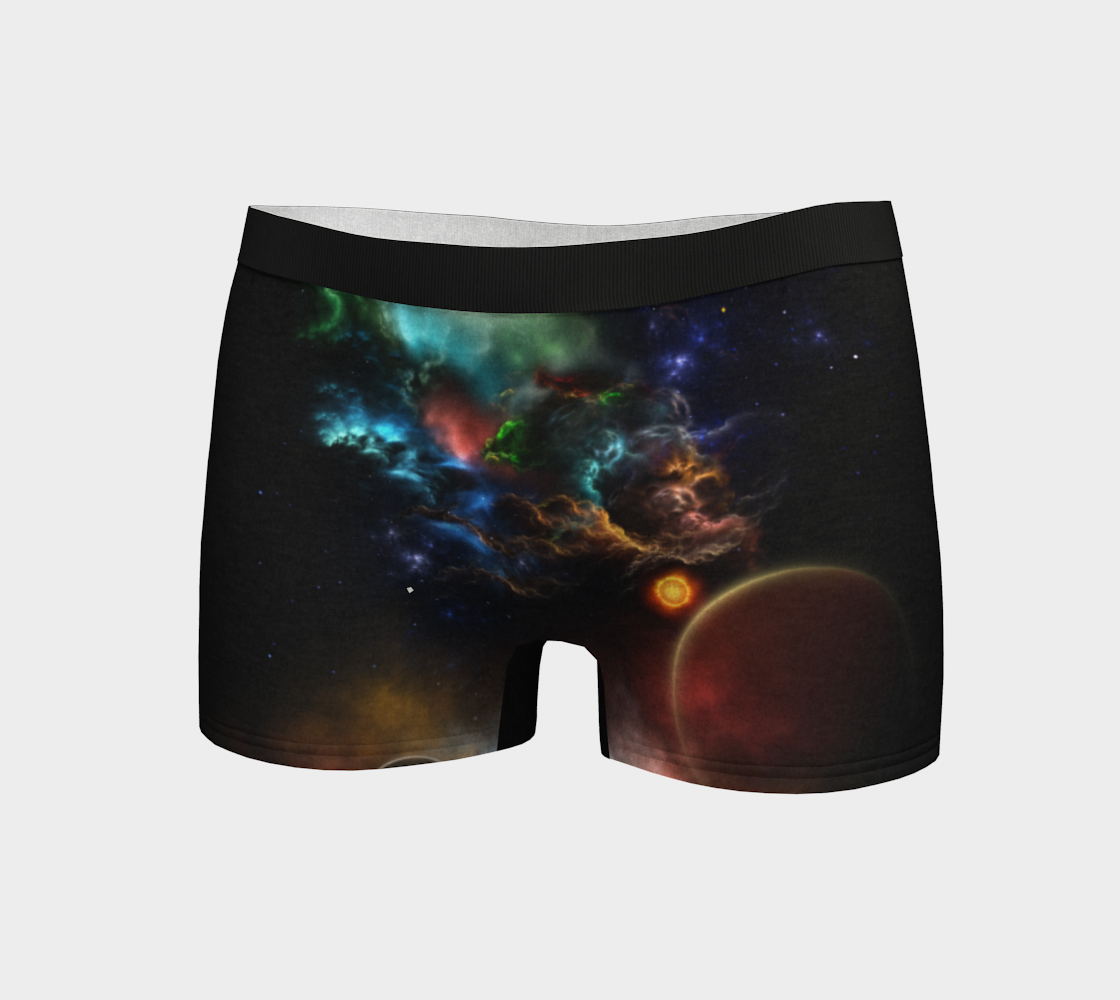 Beyond Space & Time Fractal Art II Spacescape Boyshorts preview