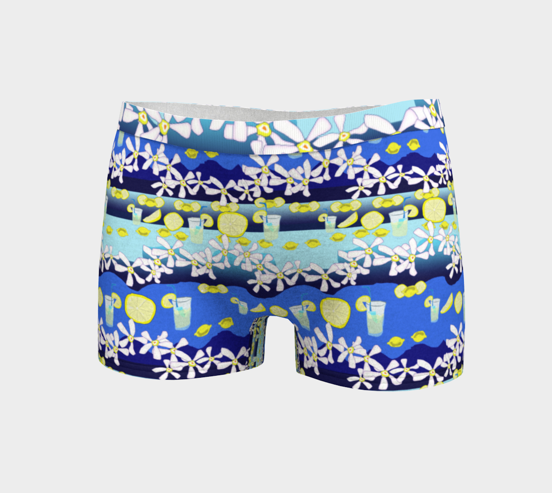 Lemonade Pattern Mini Shorts preview