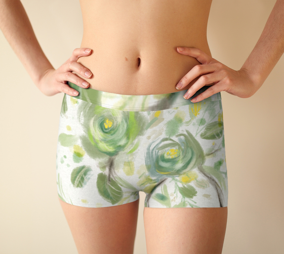 Culottes garçonnes Roses printanières preview #1