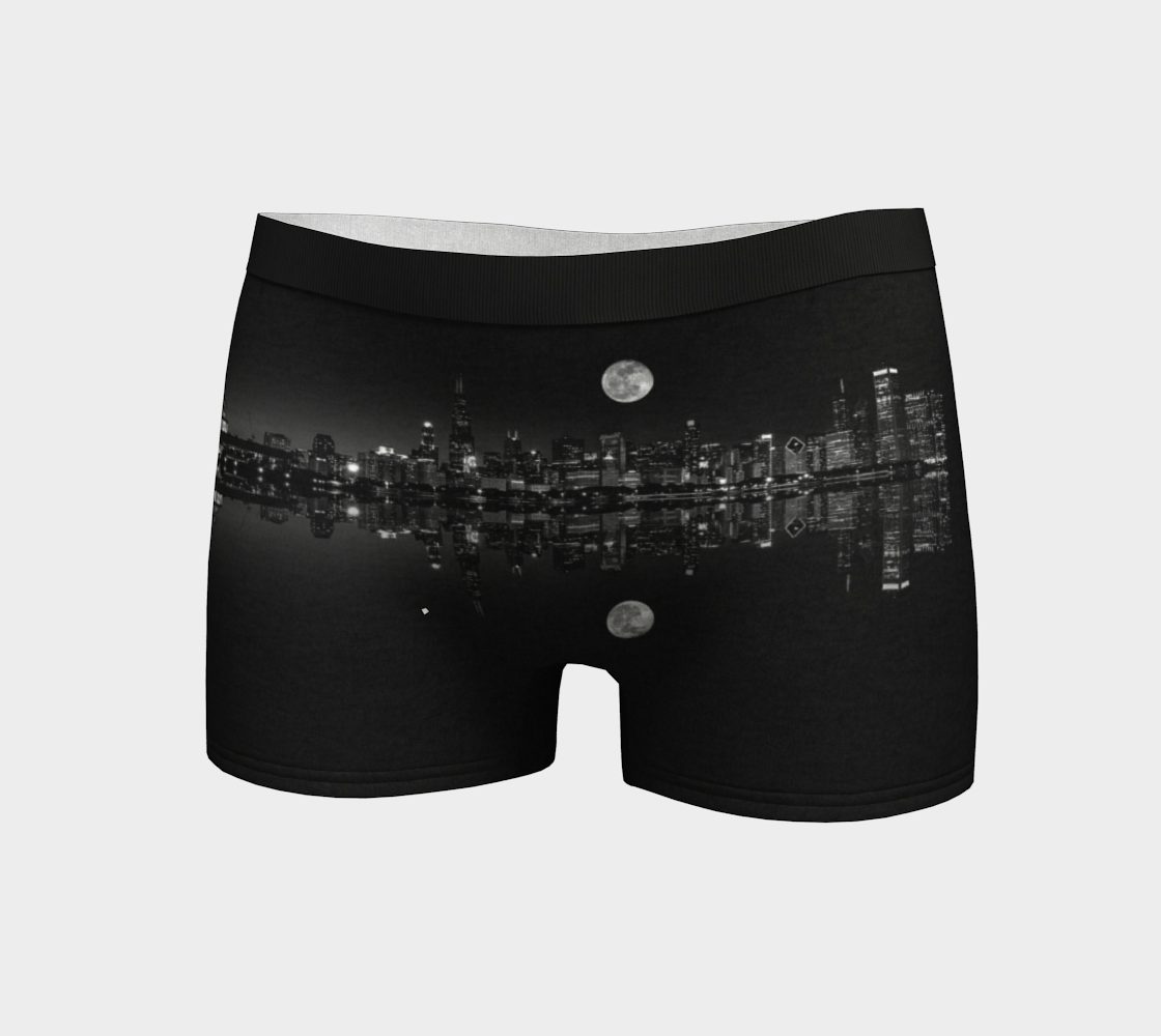 Moon Over Chicago Boyshorts preview