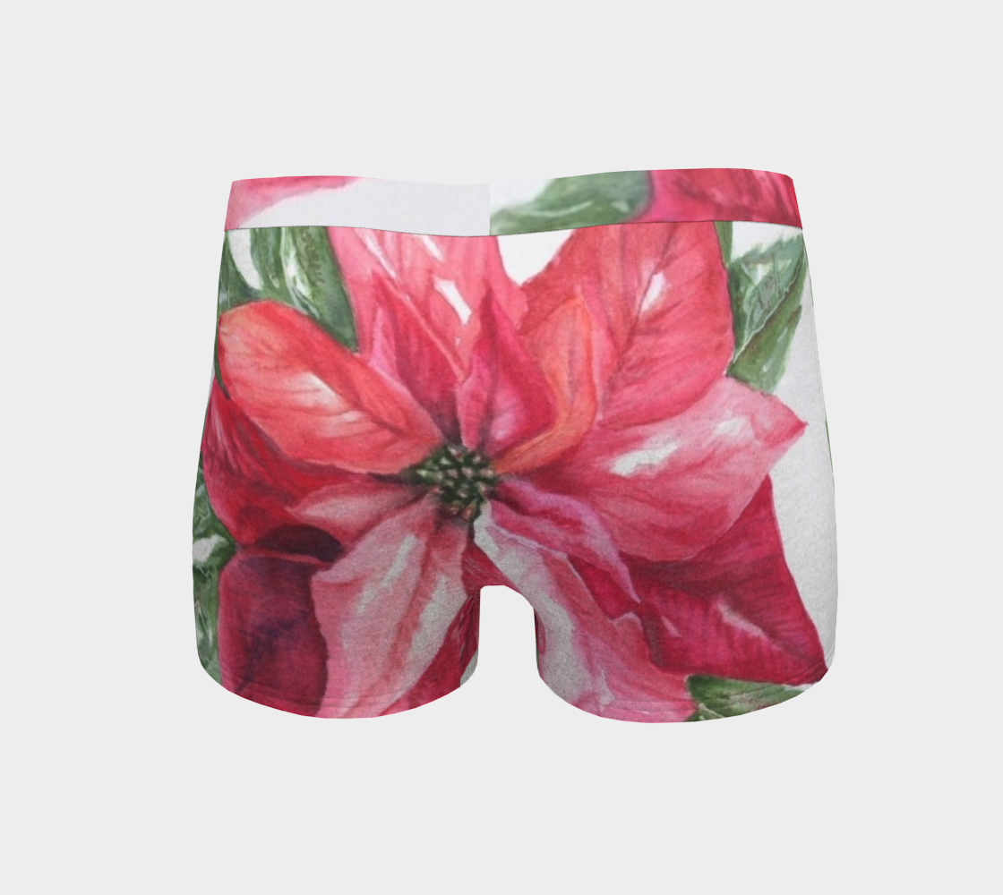 Red Poinsettia BoyShorts preview #4